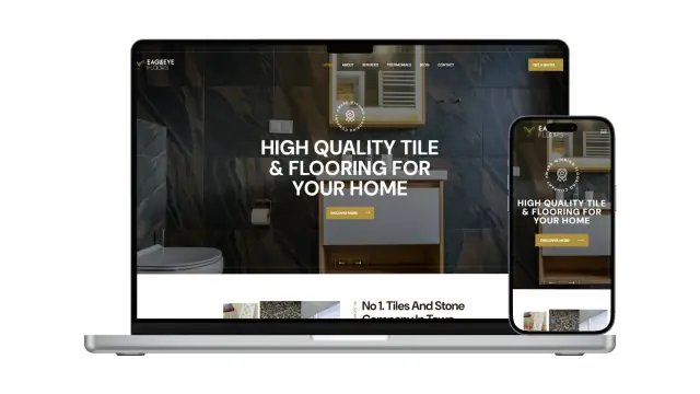 Site Eagleeye Floors (pisos) criado pela EDM Tech Solutions